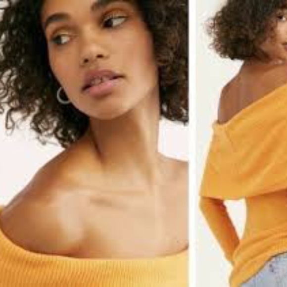 Free People Snowbunny Off the Shoulder Long Sleeve - Picture 1 of 7
